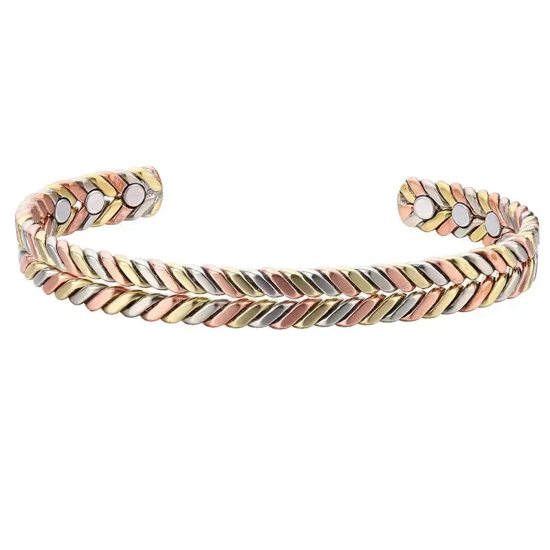 š§² Pure Copper Magnetic Therapy Bracelet ā Adjustable Unisex Cuff - All you need