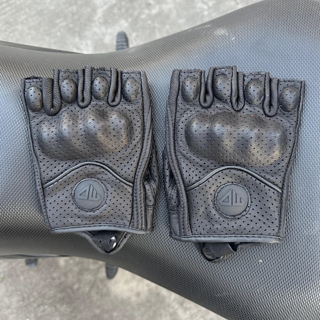 ๐งค Leather Half-Finger Motorcycle Gloves โ Technical Overview - All you need