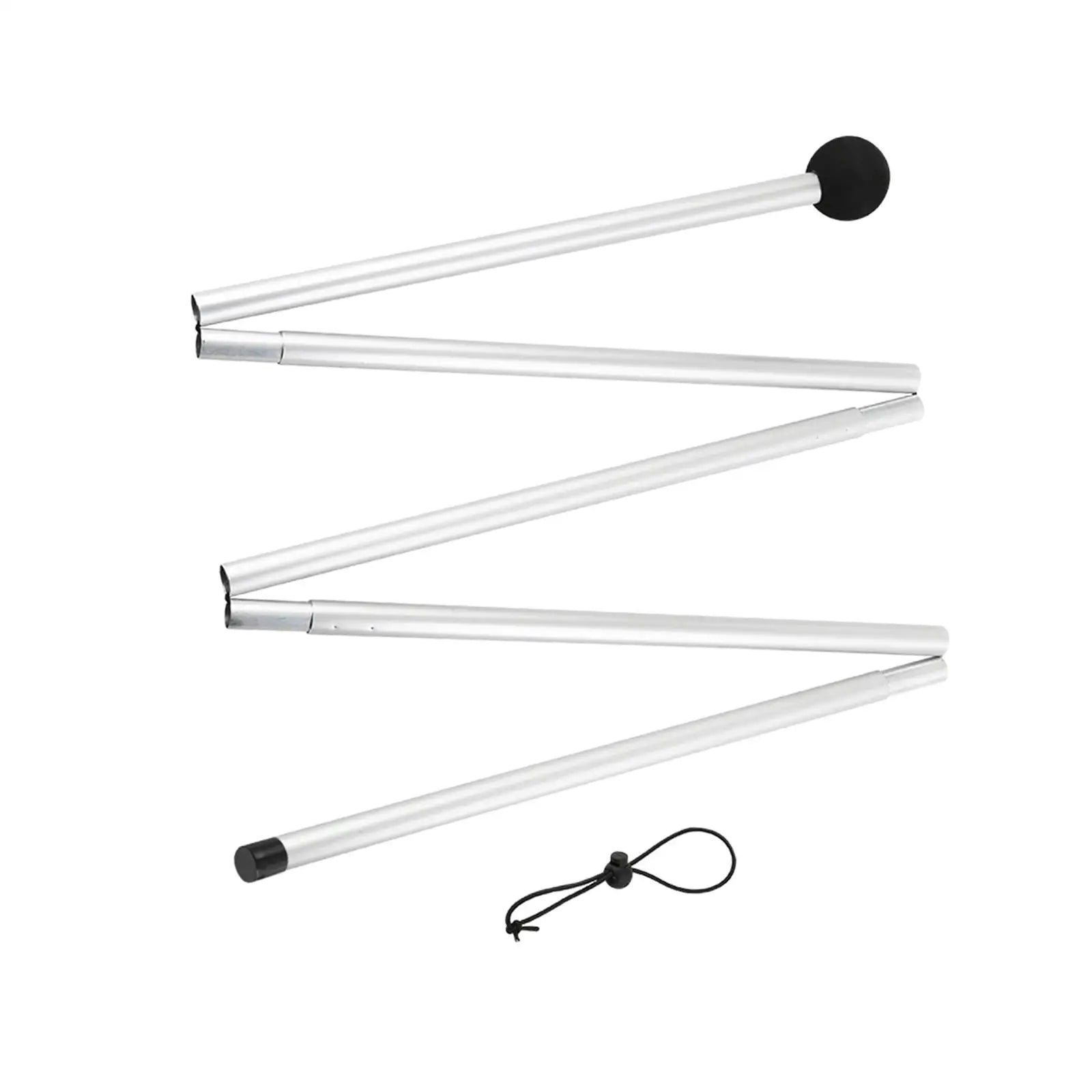 Telescopic Aluminum Tent Poles – Adjustable Folding Rods for Tarp, Canopy, and Shelter Setup - All you need