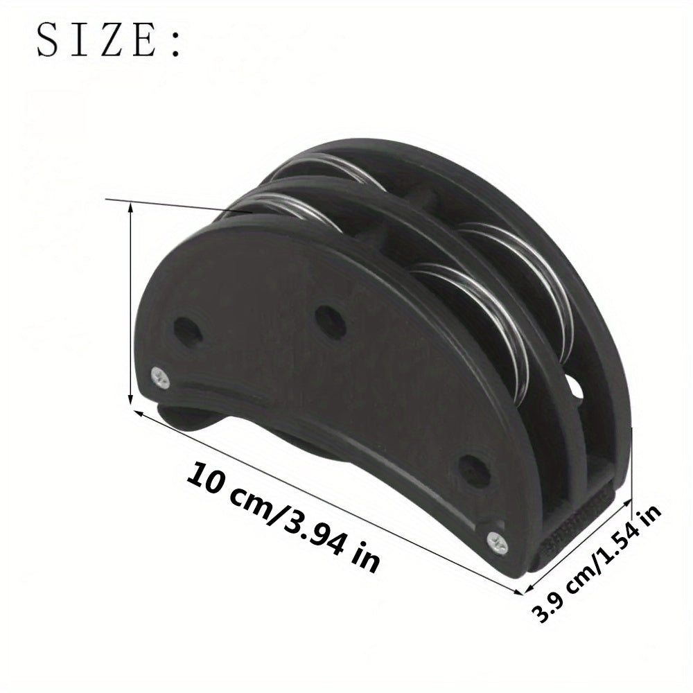 🎶 Double Row Foot Tambourine – Percussion Accessory for Cajón & Acoustic Drums - All you need
