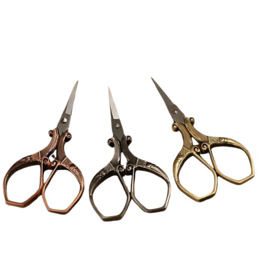 Retro Style Stainless Steel Thread Cutter – Compact Scissors for Embroidery, Cross-Stitch & Sewing - All you need