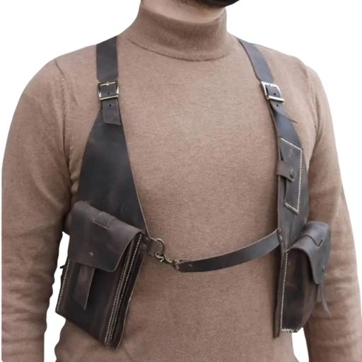 👜 Medieval Steampunk Leather Shoulder Bag – Technical Overview - All you need