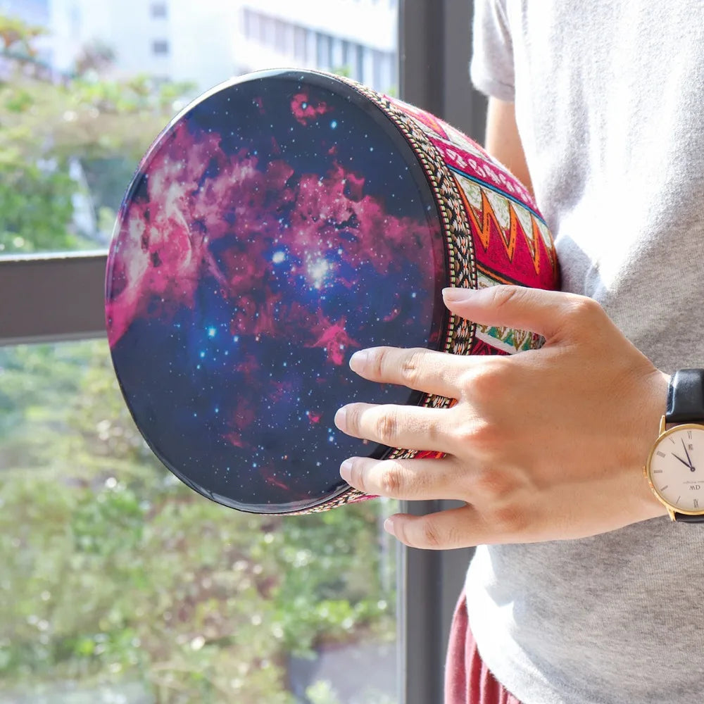 Professional African Djembe Drum – Wooden Handcrafted Percussion Instrument for Rhythm Practice & Musical Expression (4", 6", 8.5") - All you need