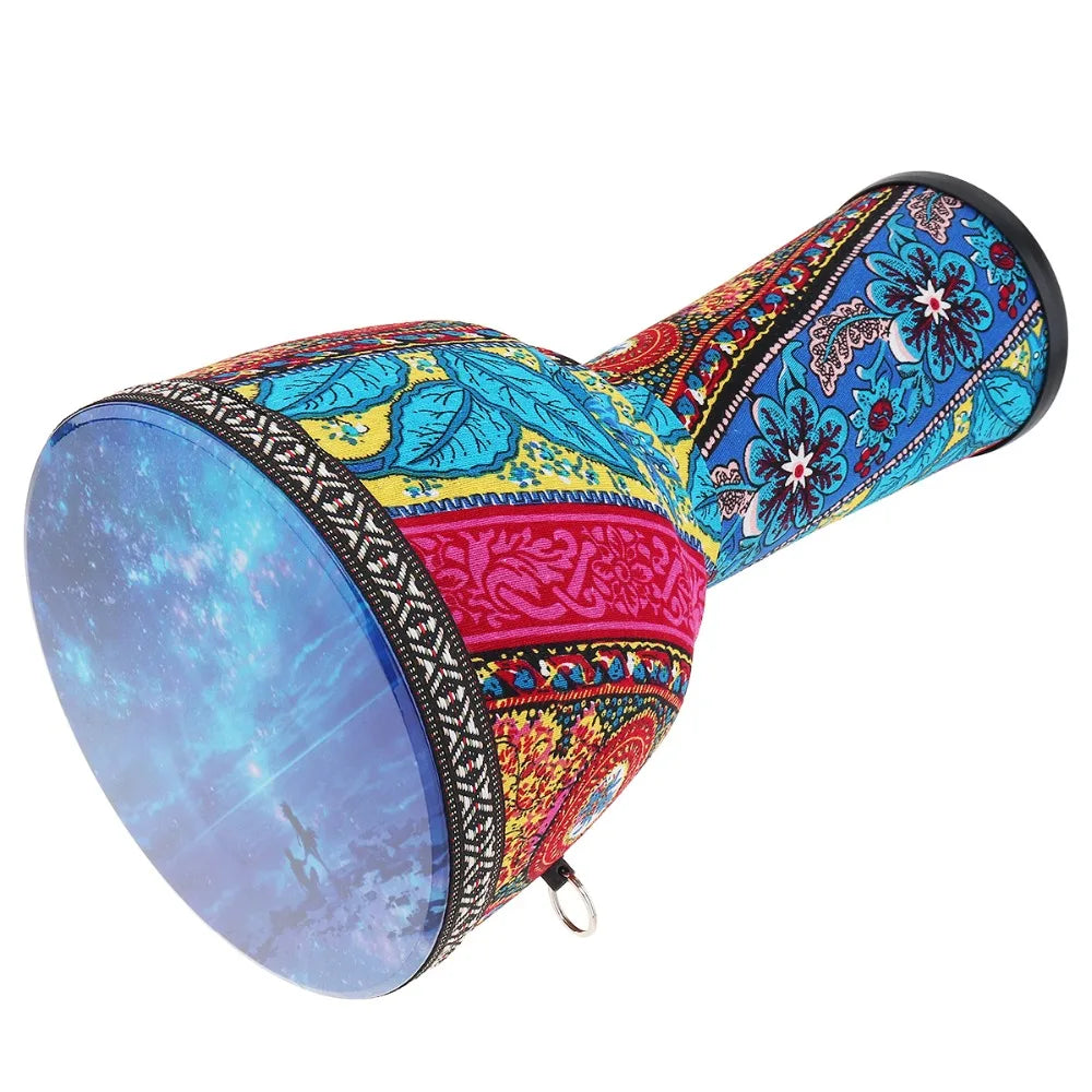 Professional African Djembe Drum – Wooden Handcrafted Percussion Instrument for Rhythm Practice & Musical Expression (4", 6", 8.5") - All you need