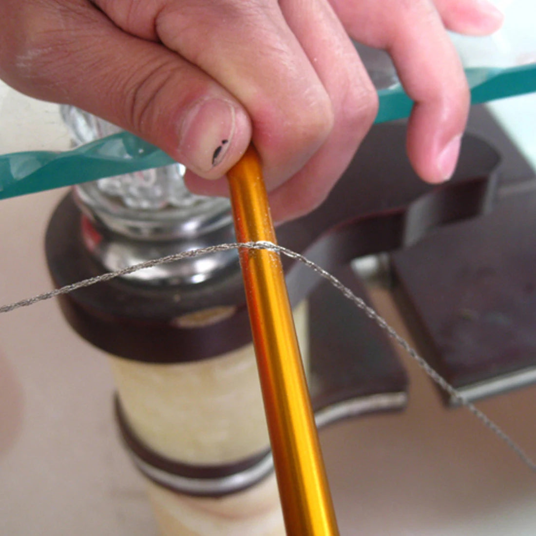 Stainless Steel Wire Saw – 73cm Fine-Toothed Survival Hand Tool for Outdoor Use - All you need