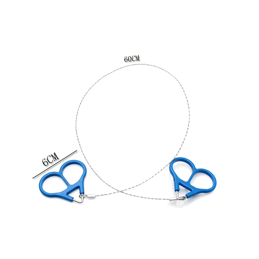 Stainless Steel Wire Saw – 73cm Fine-Toothed Survival Hand Tool for Outdoor Use - All you need