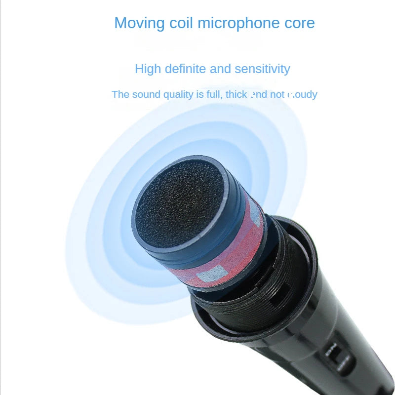 B12 Wired Condenser Karaoke Microphone with On/Off Switch – 500 cm XLR Cable | LEEDOAR - All you need