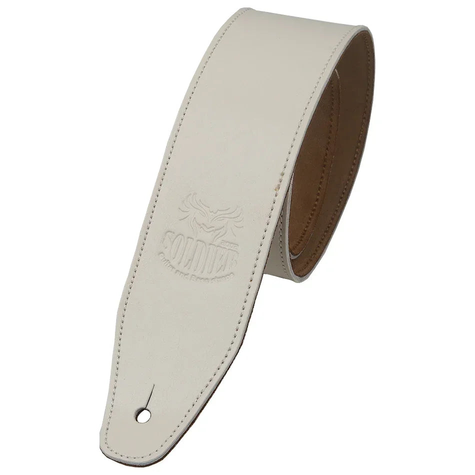 Soldier STP-GL-014 Genuine Cowhide Leather Guitar Strap – Adjustable for Acoustic, Electric, and Bass Guitars - All you need