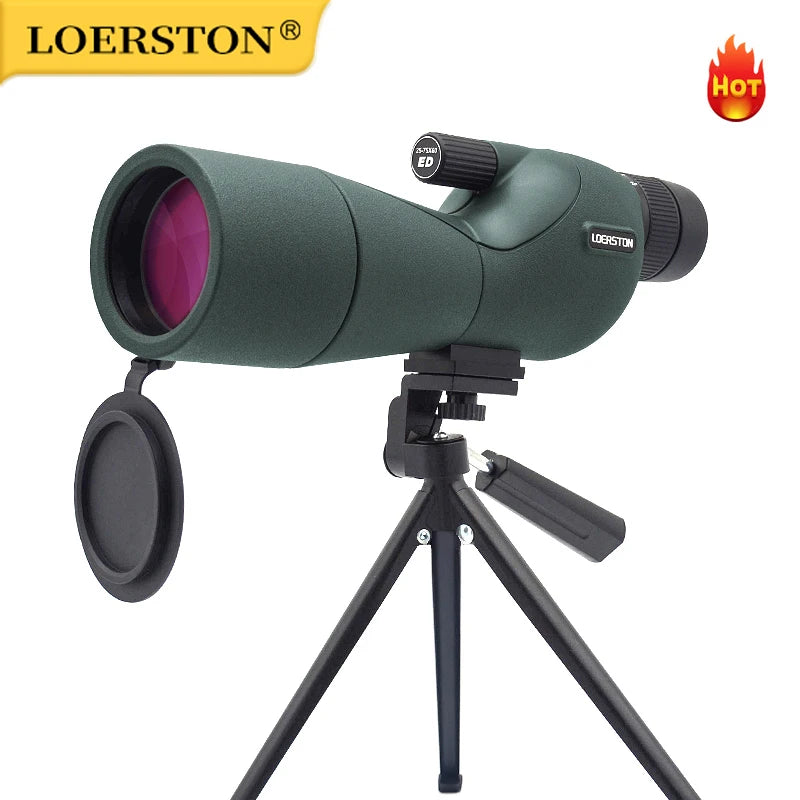 🔭 Product Title (English): 25–75x60 Spotting Scope Monocular Telescope with BAK4 Prism and ED Lens – For Outdoor Observation - All you need