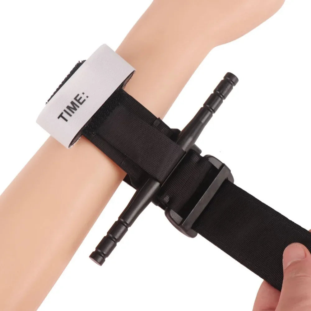 Tactical Emergency Tourniquet – One-Hand Operation, Medical-Grade First Aid Strap for Outdoor Survival and Combat Situations - All you need