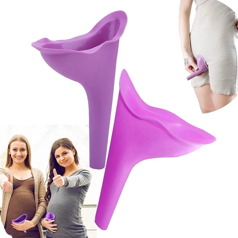 Portable Female Urination Device – Soft Silicone, Stand-to-Pee Funnel for Outdoor Travel & Camping - All you need
