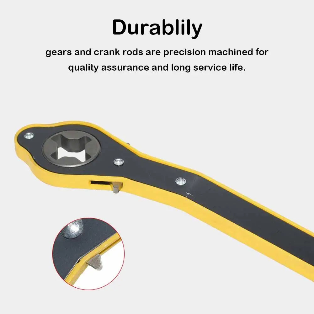 🔧 Labor-Saving Ratchet Wrench – Manual Crank Tool for Tire & Jack Operations - All you need