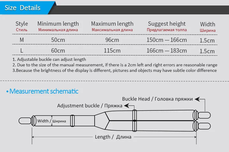 Adjustable PU Leather Suspenders for Men – 3-Hook Tactical Braces - All you need