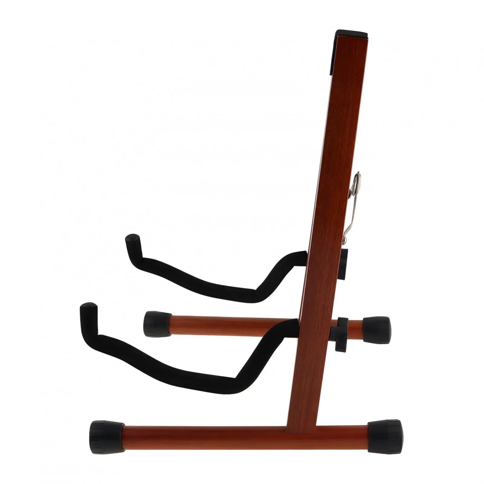Real Mahogany Solid Wood Floor Stand for Acoustic, Electric, Classical Guitars & Bass – Single Instrument Holder - All you need