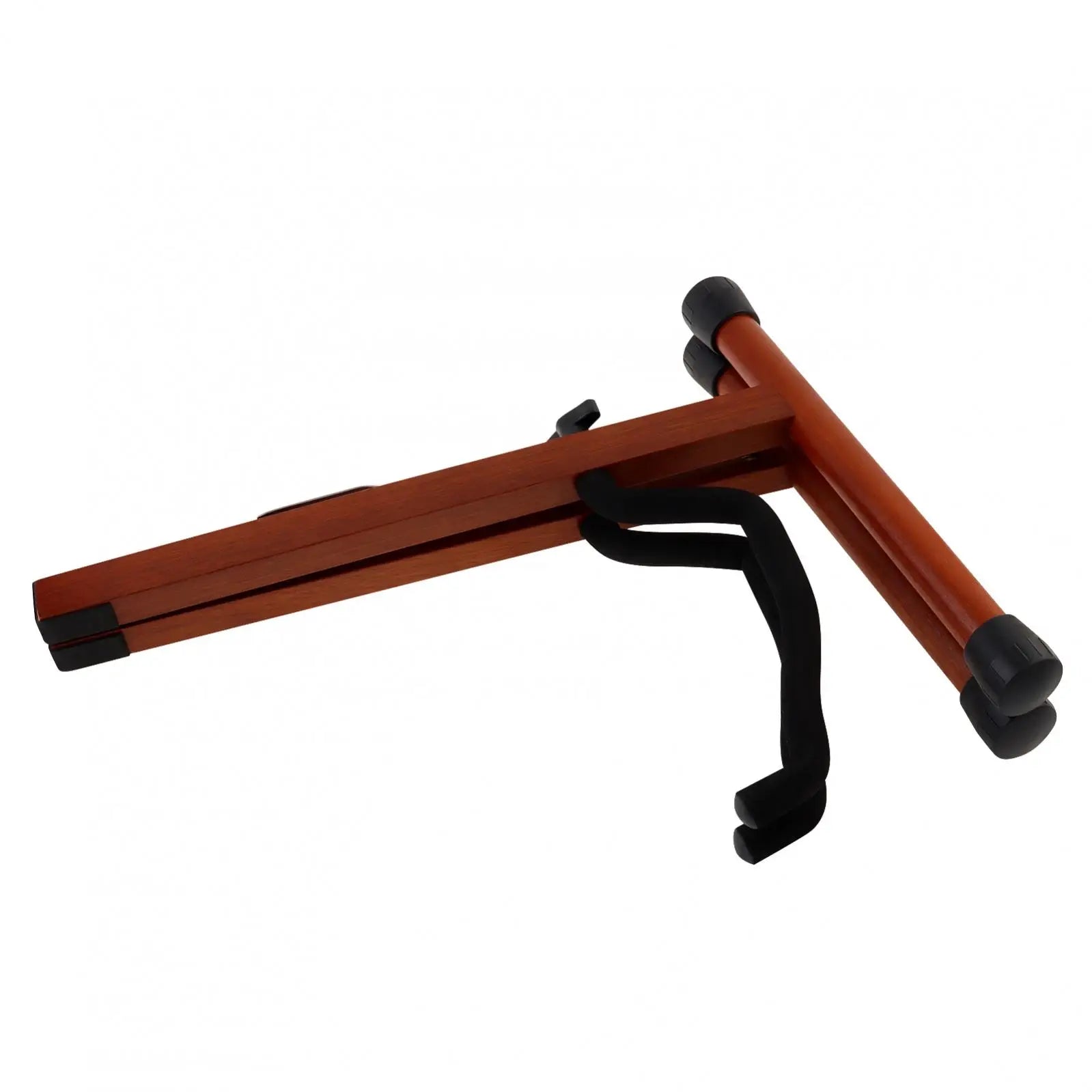 Real Mahogany Solid Wood Floor Stand for Acoustic, Electric, Classical Guitars & Bass – Single Instrument Holder - All you need