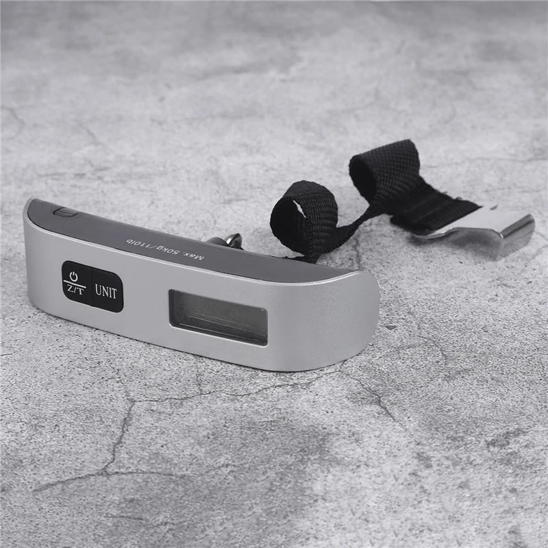 Compact Digital Luggage Scale with LCD Display – Max Capacity 50kg/110lb - All you need