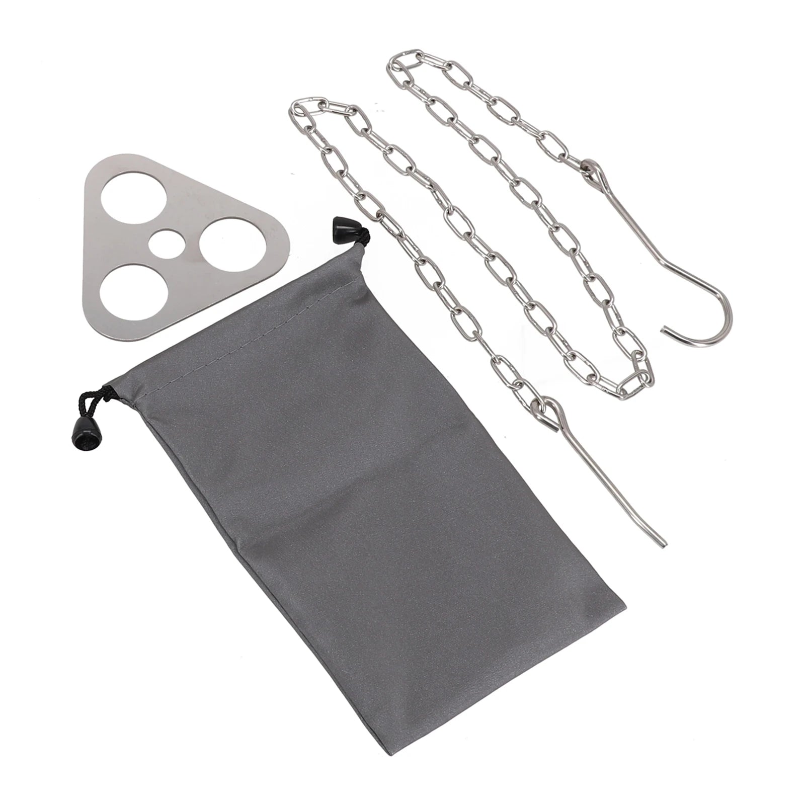 Adjustable Stainless Steel Hanging Tripod – For Campfire Cooking, Picnic Use & Outdoor Gear Suspension - All you need