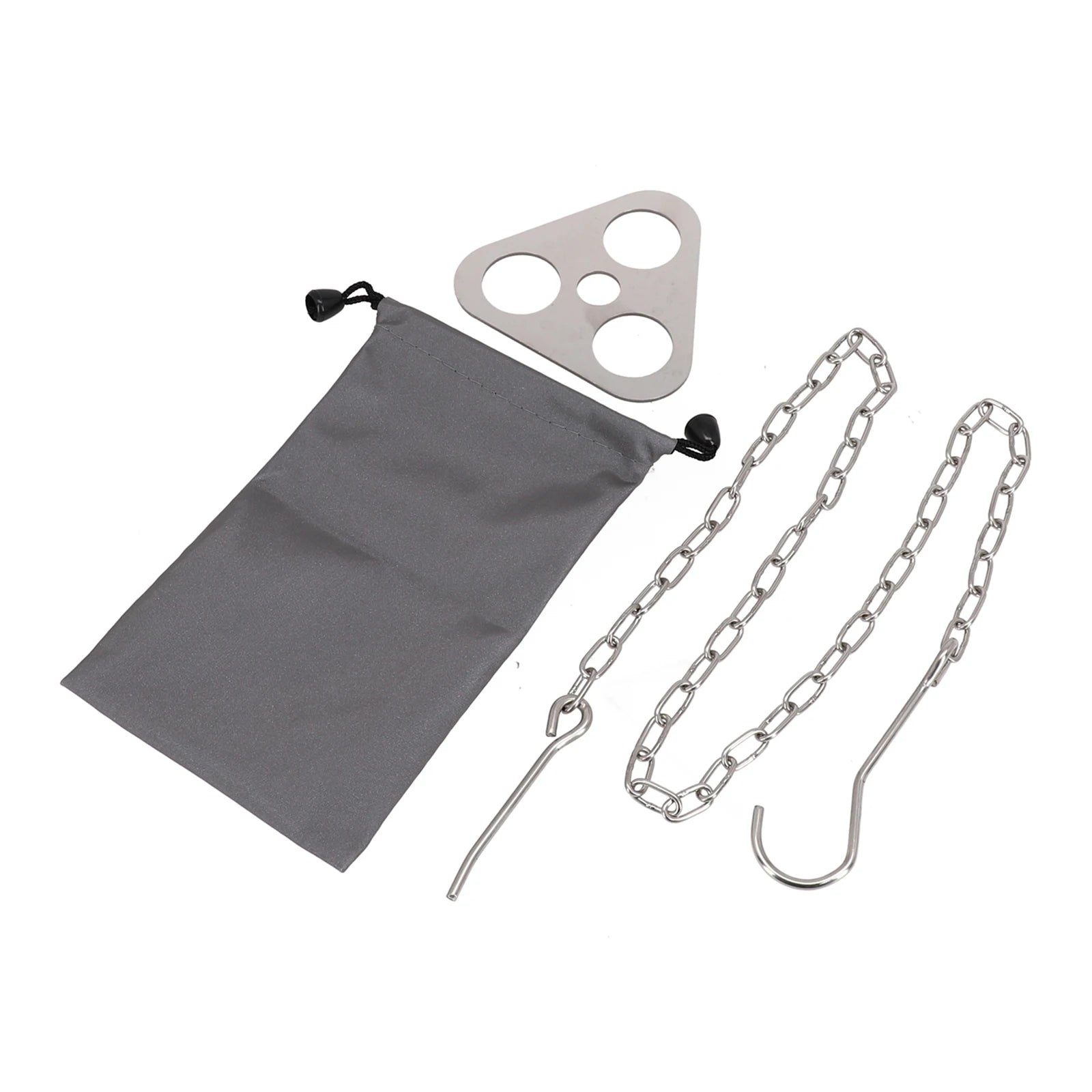 Adjustable Stainless Steel Hanging Tripod – For Campfire Cooking, Picnic Use & Outdoor Gear Suspension - All you need