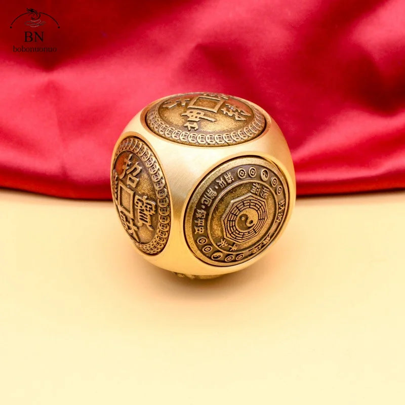 Six-Faced Copper Fidget Cube – Stress Relief & Sensory Focus Tool - All you need