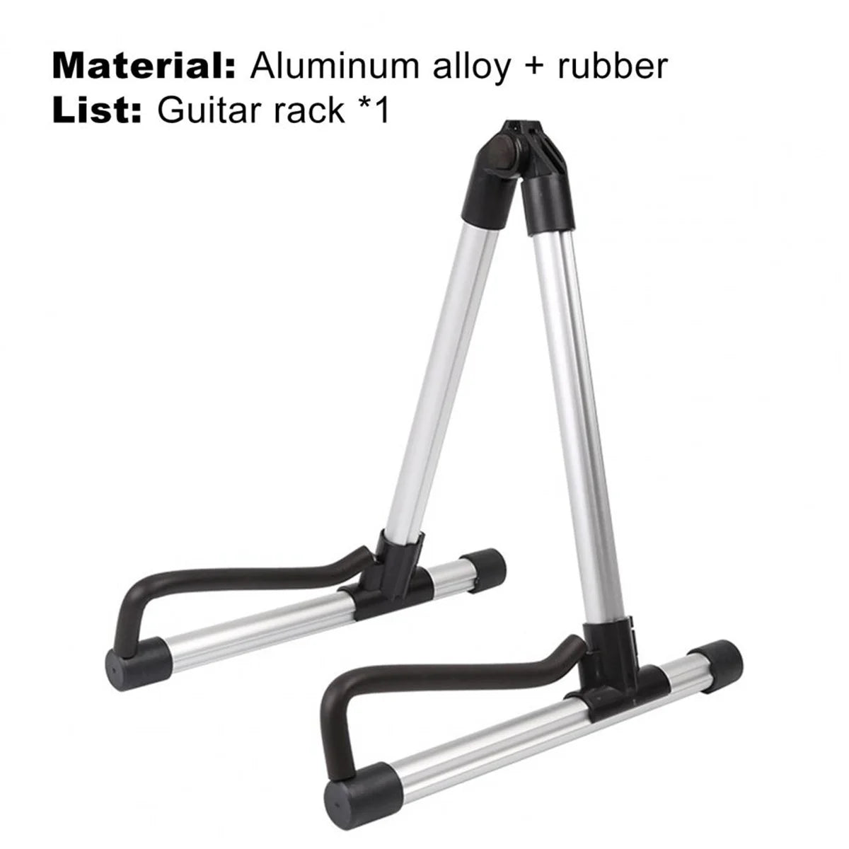 Universal Foldable A-Frame Guitar Stand – Aluminum Alloy Bracket for Guitars, Basses & Ukuleles - All you need
