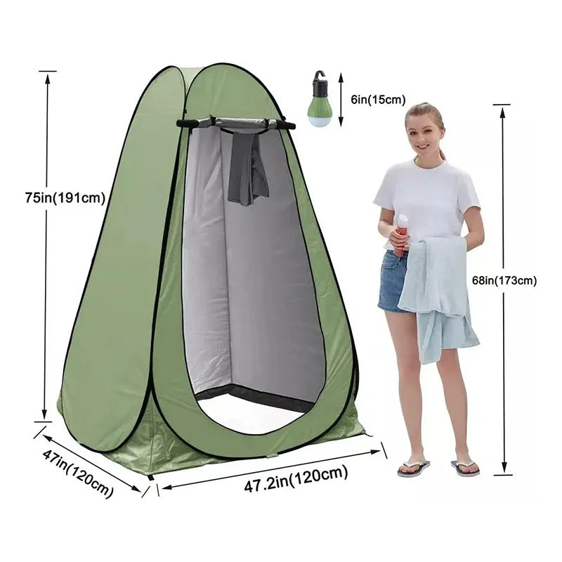 ortable Privacy Pop-Up Tent with LED Lighting - All you need