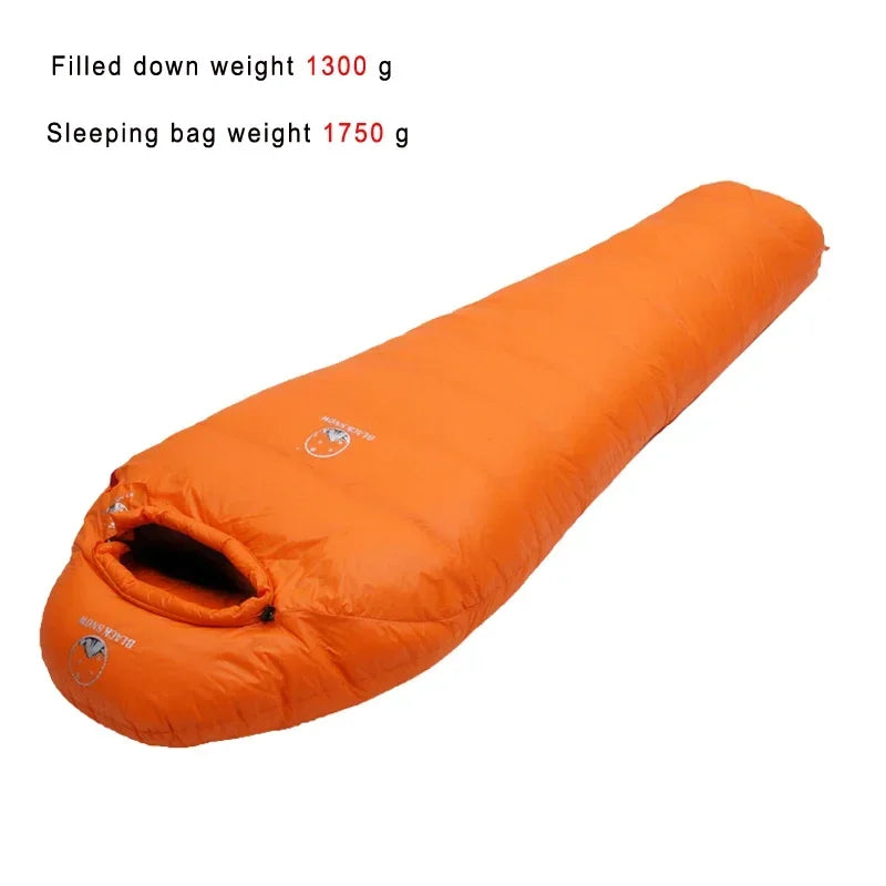 White Goose Down Mummy Sleeping Bag — Multi-Season, Four Thickness Levels, Compact & Thermal - All you need