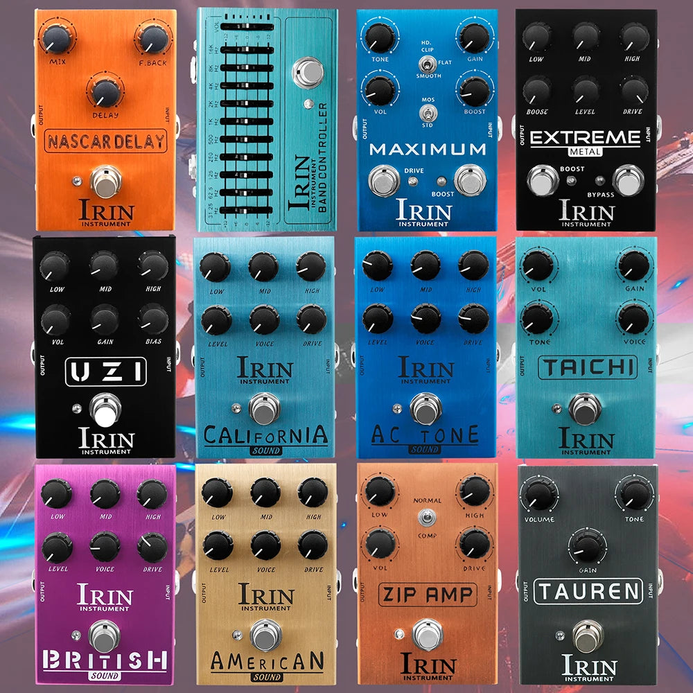 IRIN Guitar Pedal Series – Feature Comparison - All you need