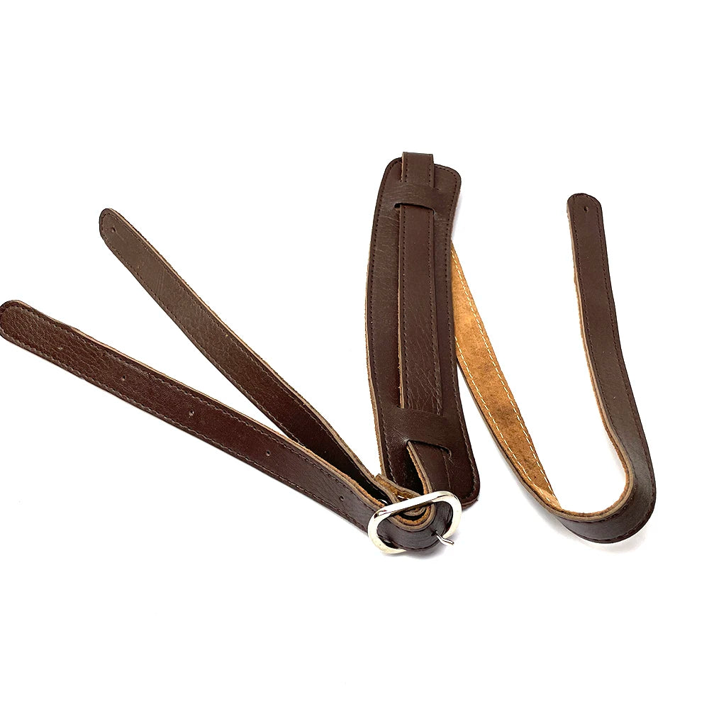 SLASH Edition Guitar Strap – Genuine Leather with Metal Buckle, Adjustable Length and Shoulder Pad Support - All you need