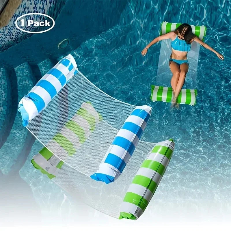 Inflatable Water Hammock for Adults – Compact, Lightweight Float Ideal for Relaxed Lounging in Pool or Lake - All you need