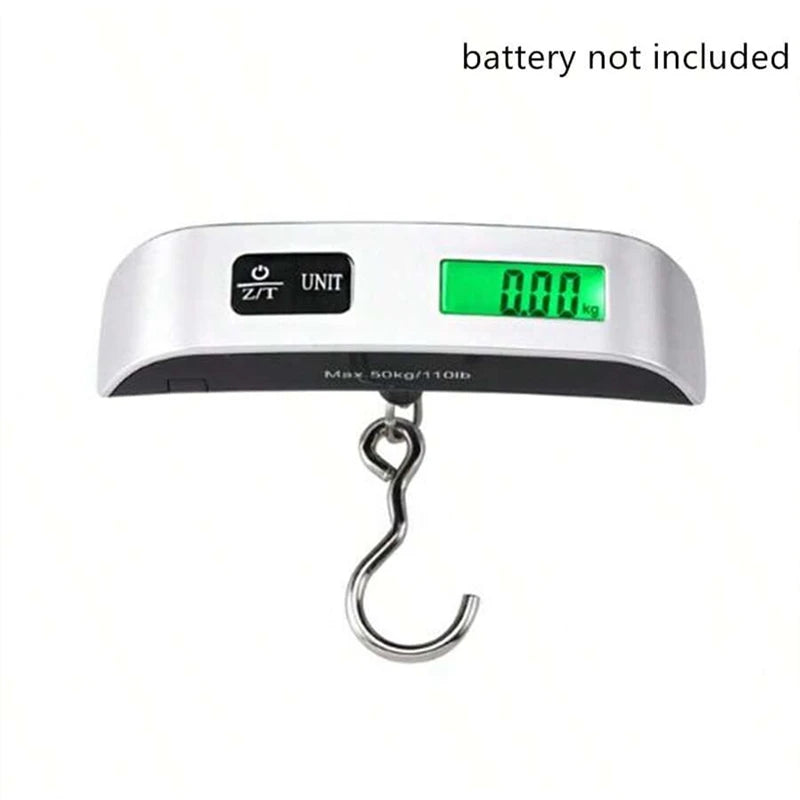 Compact Digital Luggage Scale with LCD Display – Max Capacity 50kg/110lb - All you need