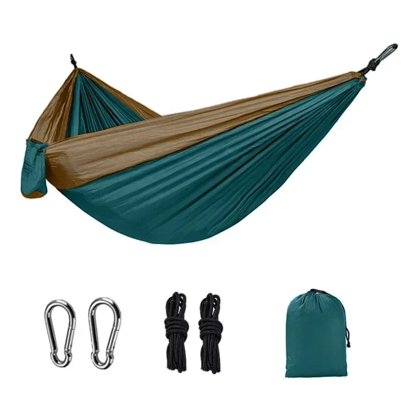 Single-Person Parachute Nylon Hammock – Lightweight, Durable & Portable - All you need