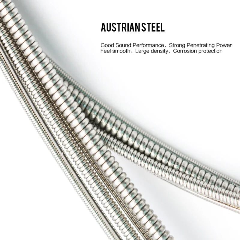 Orphee RX Series Electric Guitar Strings – Hexagonal Carbon Steel Core, Nickel Alloy Wrap | 10 Sets for Practice Use - All you need