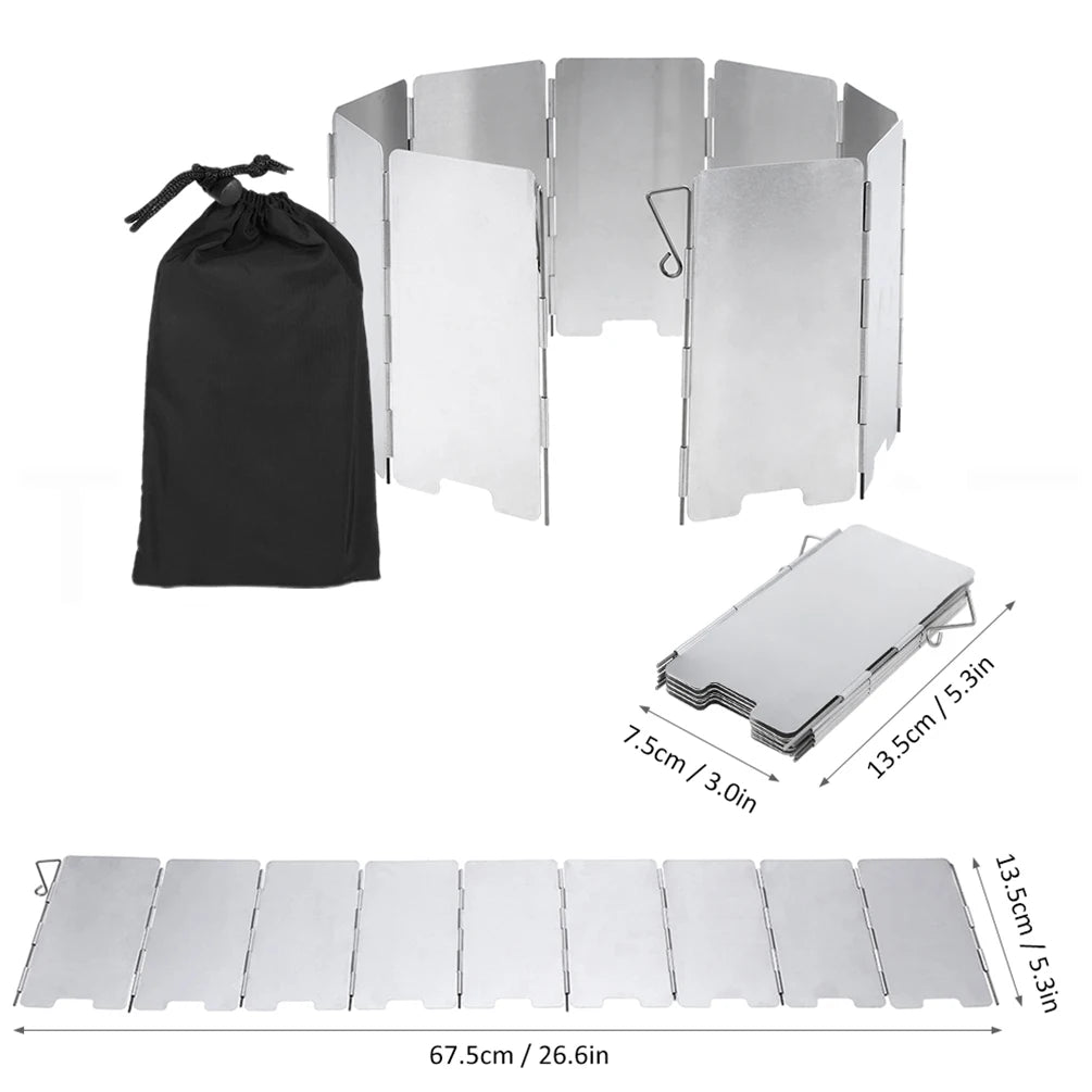 TWTOPSE Compact Camping Mess Tin Set – Multifunctional Aluminum Cookware with Folding Stove, - All you need