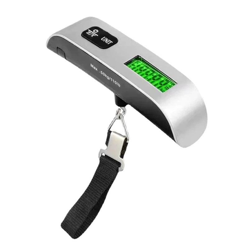 Compact Digital Luggage Scale with LCD Display – Max Capacity 50kg/110lb - All you need
