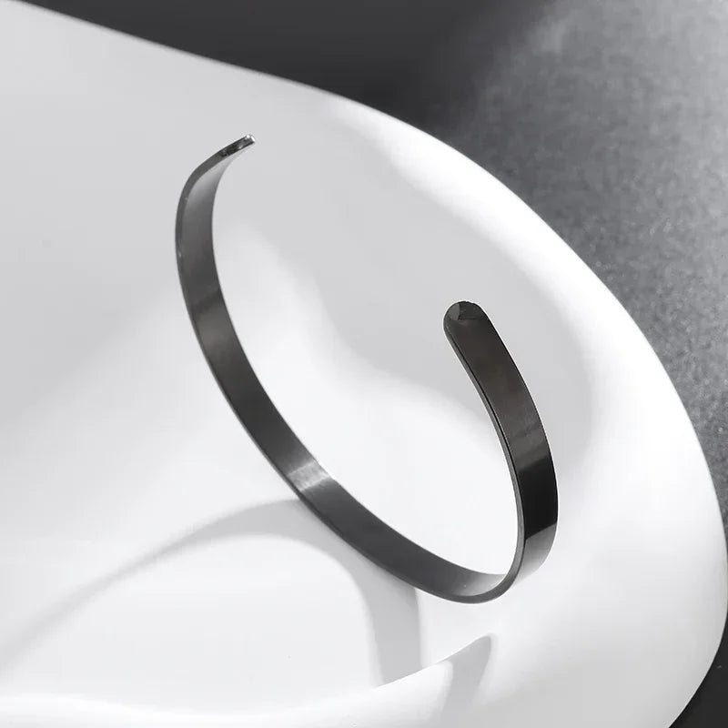 Adjustable Metal Cuff Bracelet with Feather and Tang Grass Motif – Unisex Design - All you need