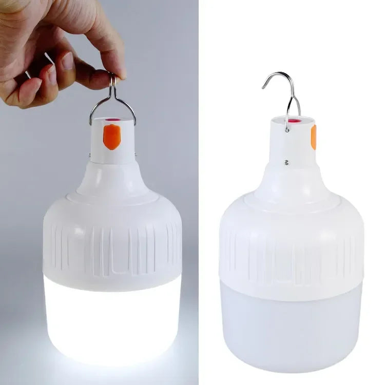 USB Rechargeable LED Bulb Lantern – Portable, Waterproof, 5 Lighting Modes – 20W to 160W Options for Outdoor Camping & Emergency Use - All you need