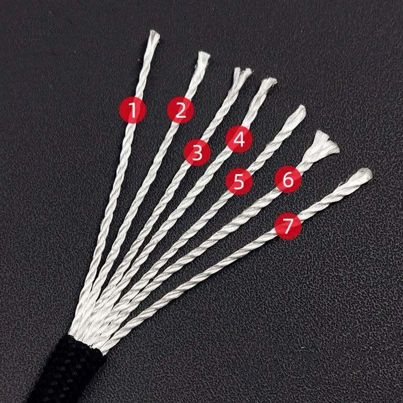 7-Core 550 Paracord – 4mm Diameter – Available in 5m, 15m & 30m – Versatile Utility Rope for Outdoor, Survival, DIY & Crafting Use - All you need