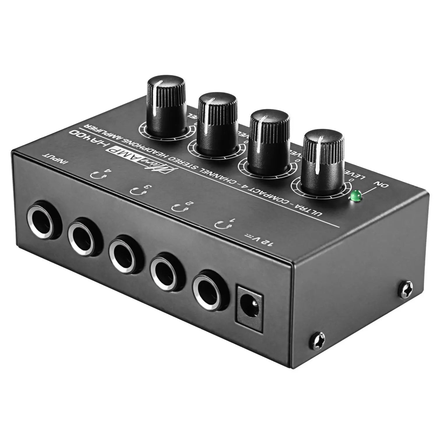 HA400 Mini Stereo Headphone Amplifier – 4-Channel Ultra-Compact Audio Splitter with Volume Control - All you need