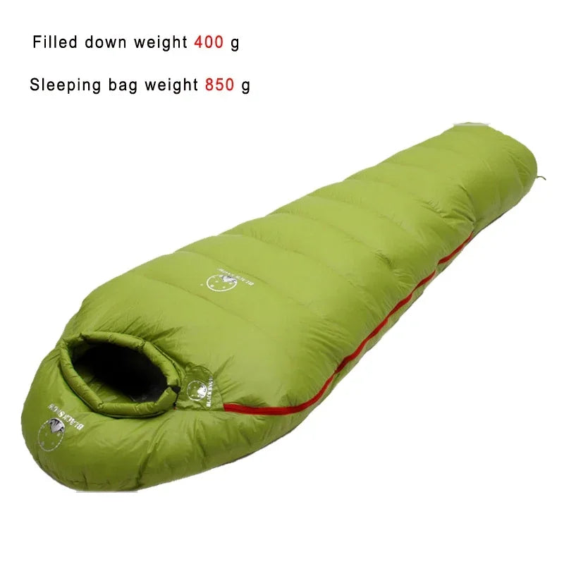 White Goose Down Mummy Sleeping Bag — Multi-Season, Four Thickness Levels, Compact & Thermal - All you need