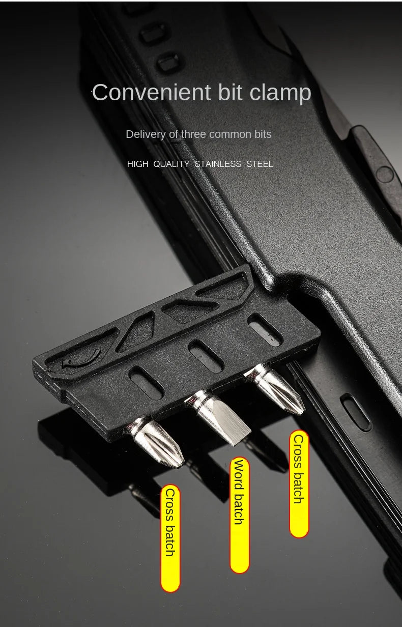 Survival Folding Multi-Tool – Stainless Steel 12-in-1 Pocket Pliers Knife for Field and Emergency Use - All you need