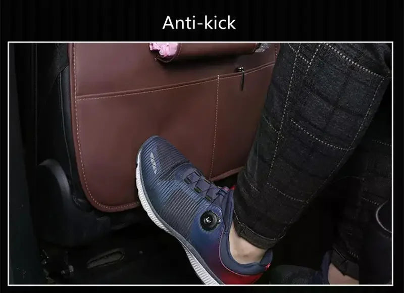 PU Leather Multi-Pocket Car Seat Back Organizer – Universal Fit for Interior Storage & Tidying - All you need