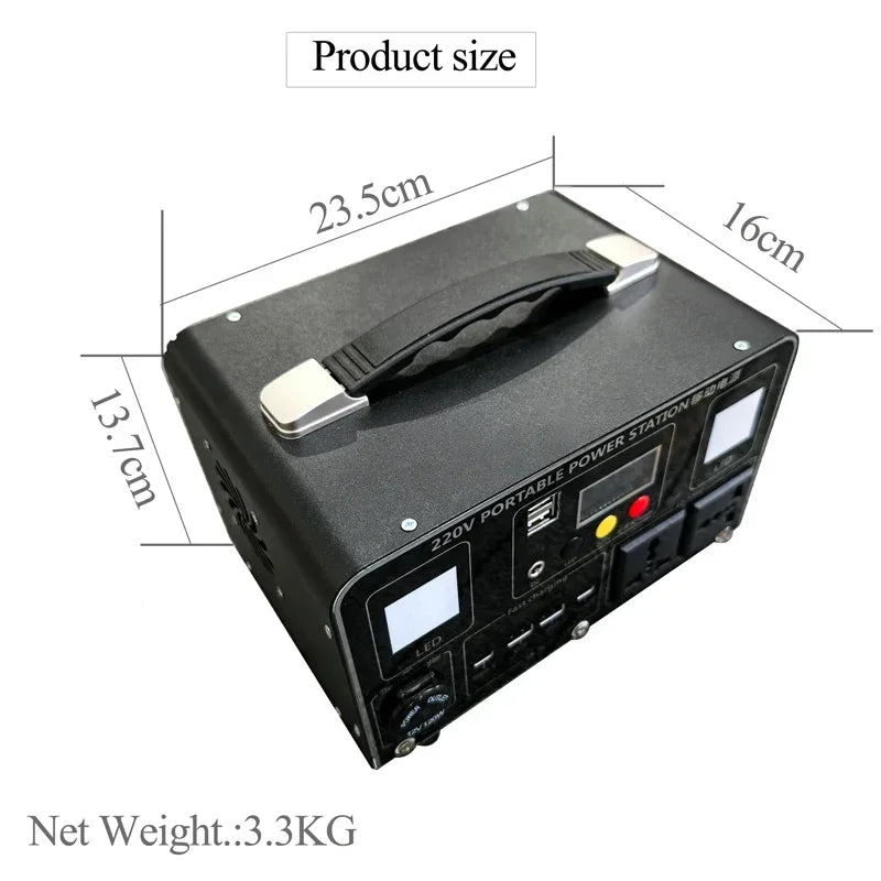 🔋 81000mAh 300W Portable Power Station – Emergency Charging & Camping Backup Kit - All you need