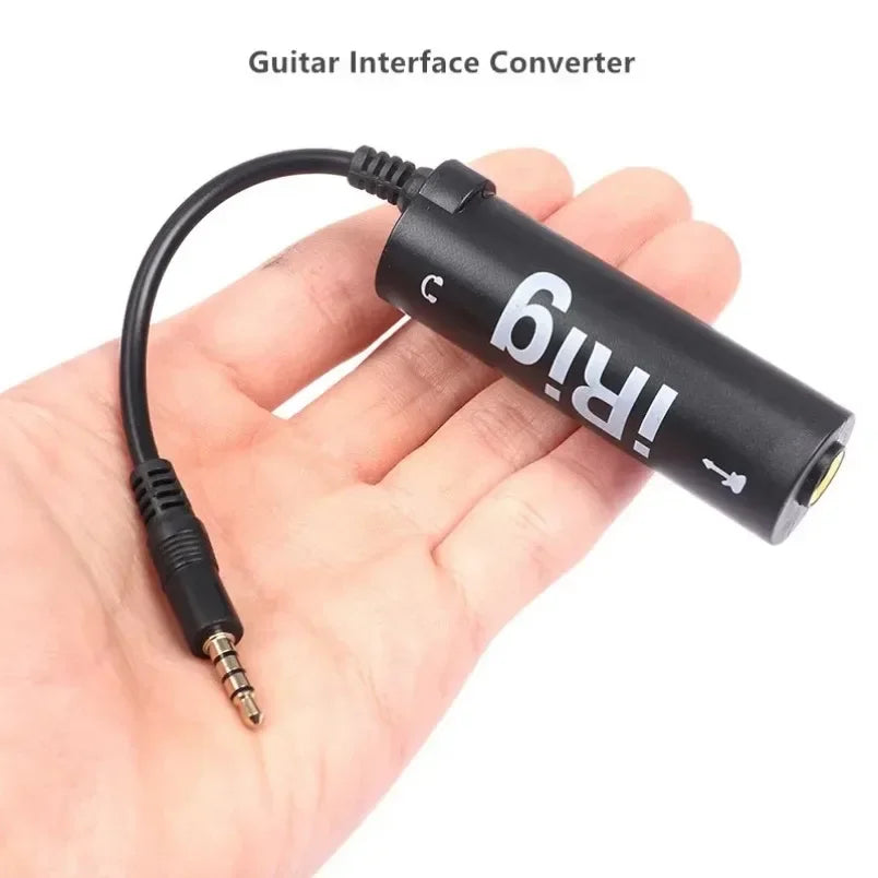 IRIG Guitar Audio Interface Converter for iOS – 3.5mm Plug, Portable Adapter for Electric & Bass Guitar Recording - All you need